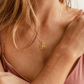Dainty Gold Initial Necklace